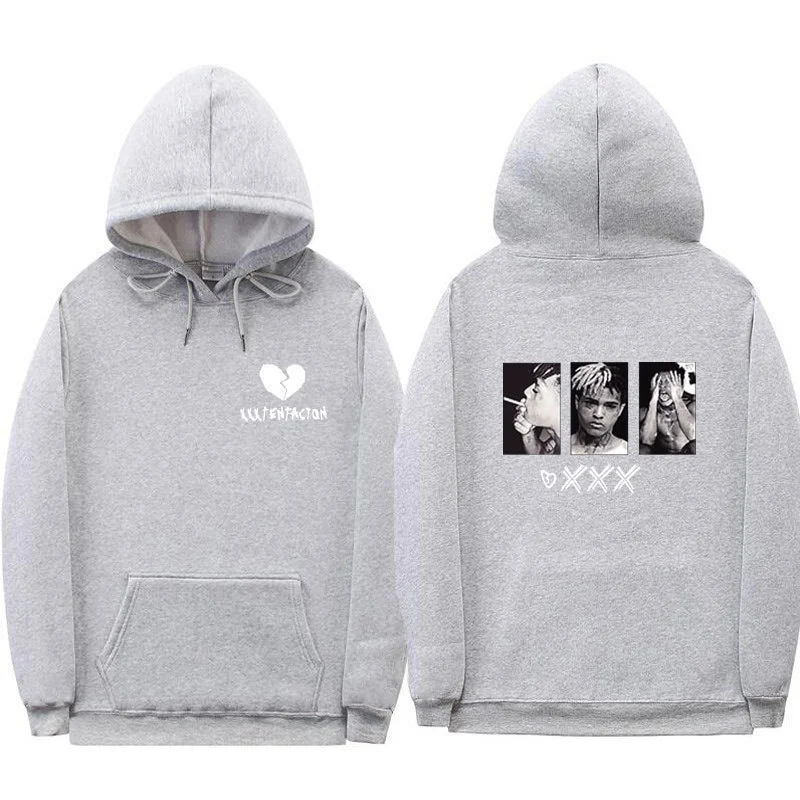 Street style cuff sports hoodie