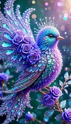 Luxury AB Velvet Diamond Painting Kit - Bird