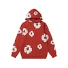 Unisex Denim Tears Loose Cotton Pattern Printed Hoodie Sweatshirt