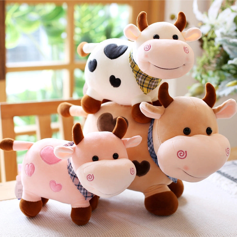 Creative New Niu Niu Xiaoke Doll Plush Toy Cute Calf Doll Children's Birthday Gift Grab Doll
