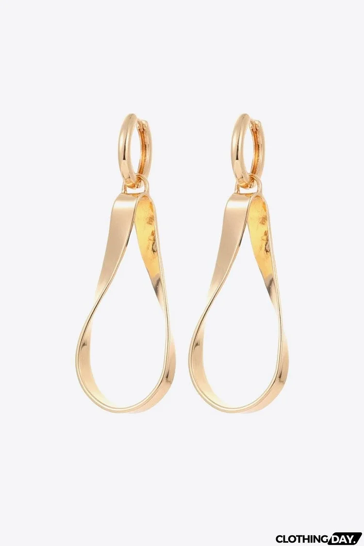 Alloy 18K Gold-Plated Earrings