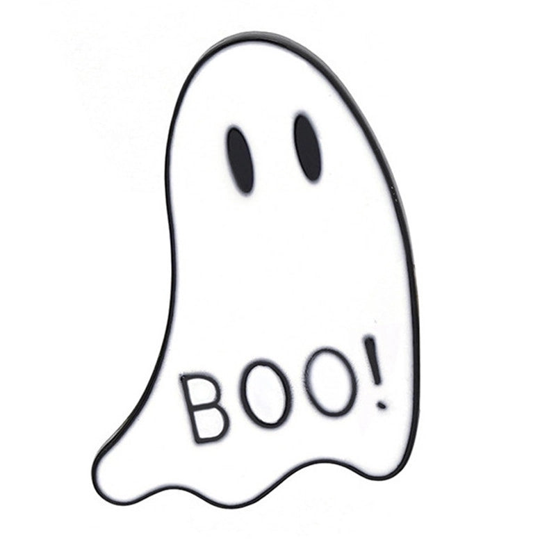 Cartoon Style Ghost Alloy Stoving Varnish Plating Kid’S Brooches