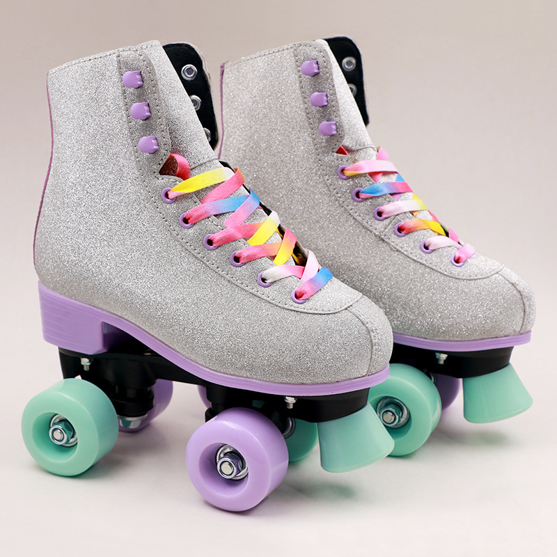 Colorful Lace Roller Skates