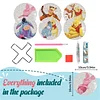 8pcs Cartoon DIY Diamond Malerei Holz Untersetzer Kits mit Halter (Bär)