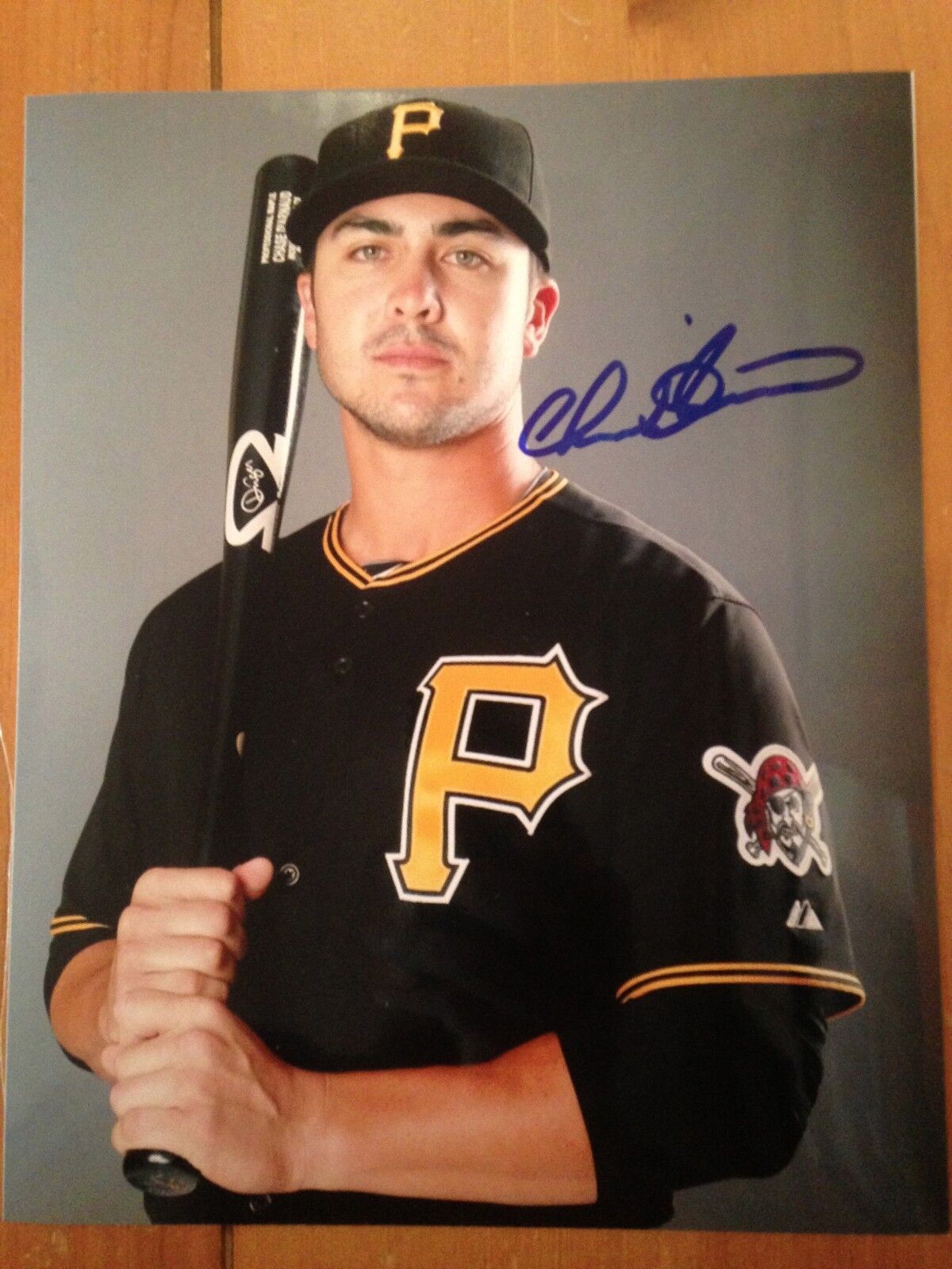 Chase d'Arnaud AUTOGRAPH Photo Poster painting PITTSBURGH PIRATES signed 8x10