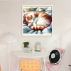 (Stamped/Counted) Cat Sleeping In A Ball-11CT Cross Stitch 40*40cm/15.75*15.75in