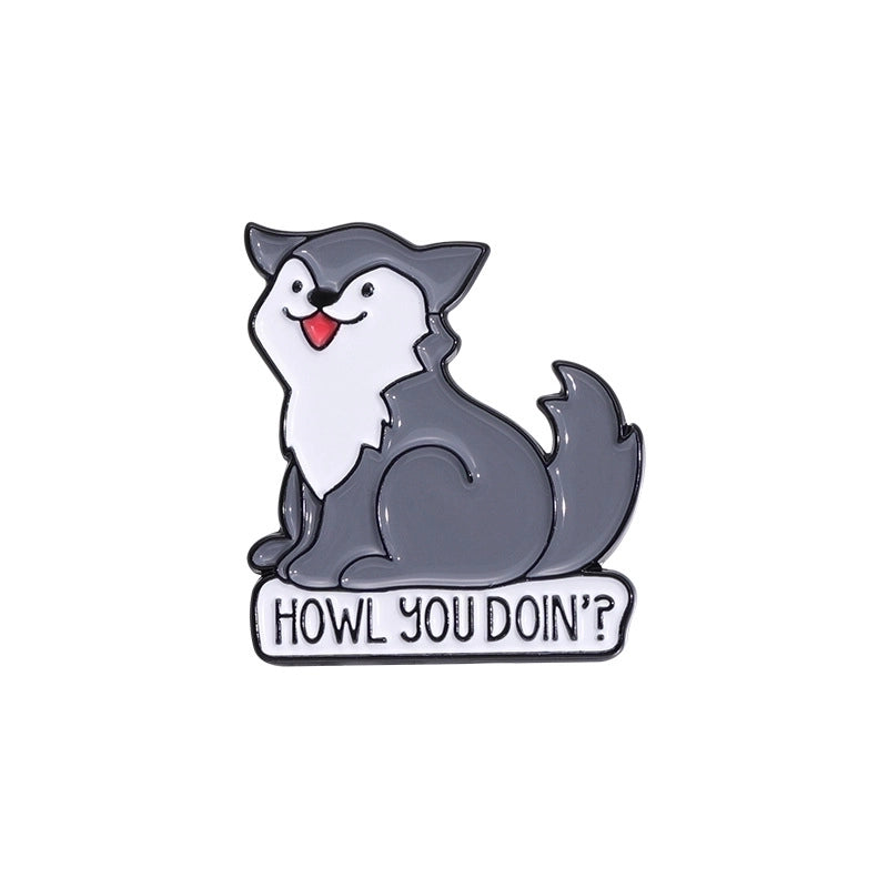 Cartoon Style Cute Cowboy Style Animal Alloy Stamping Stoving Varnish Plating Women’s Brooches