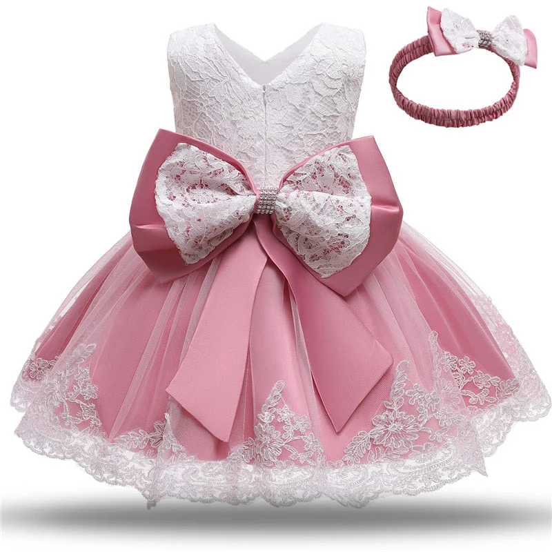 Baby Girls Dress for Birthday Party and Wedding Christmas Dresses Princess Flower Tutu Dress Little Girls 2pcs Prom Ball Gown