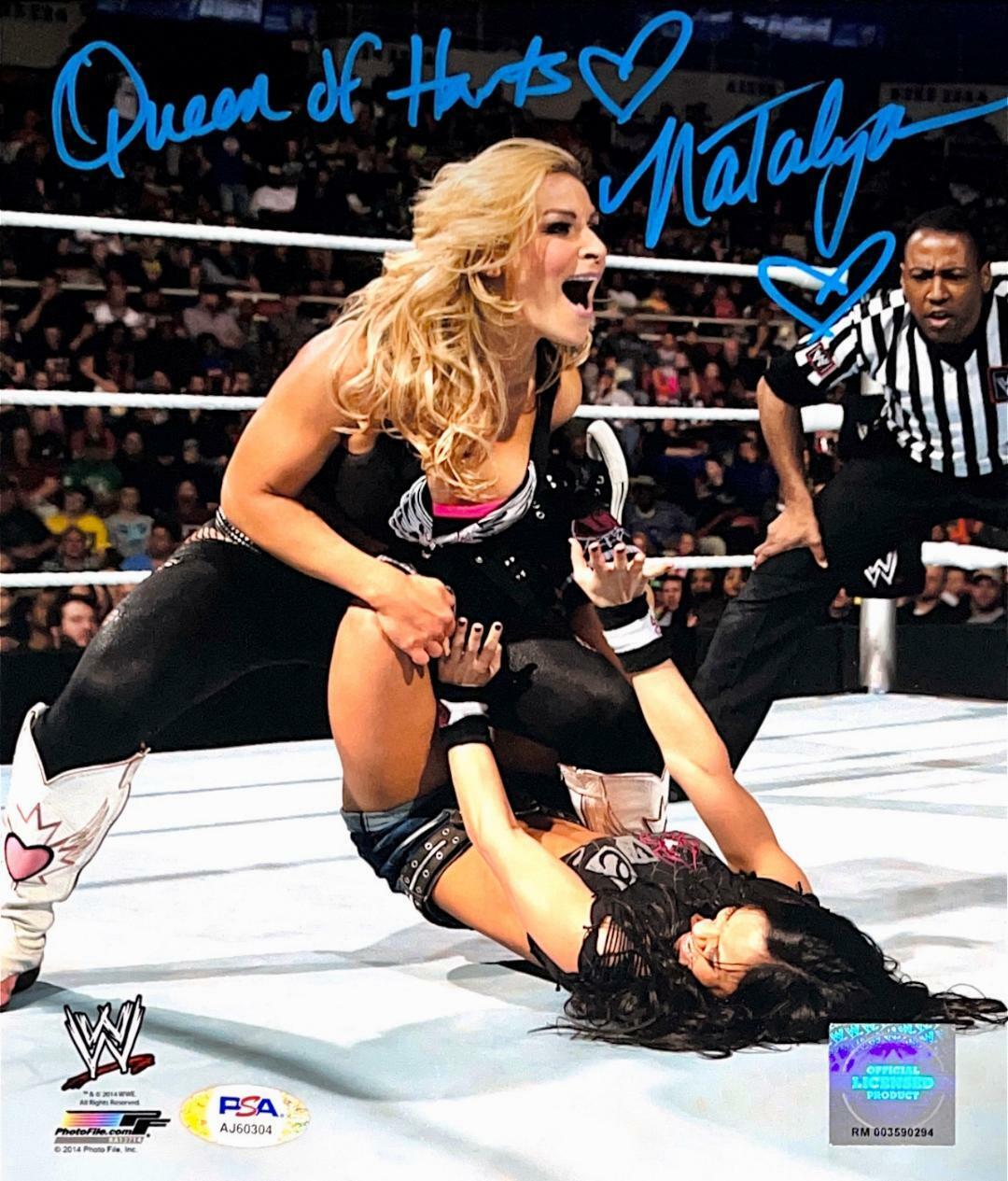 WWE NATALYA HAND SIGNED AUTOGRAPHED 8X10 Photo Poster painting WITH PROOF AND PSA DNA COA 19