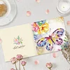 8pcs-Flower-Diamond cartes de vœux