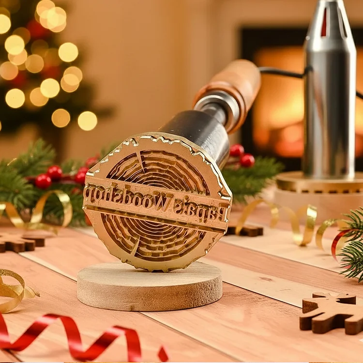 Personalized Wood Branding Iron, Custom Electric Branding Iron with Custom Stamp, Christmas Gift for Woodworkers