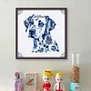Blue And White Porcelain Dog-11CT Stamped Cross Stitch 40*40cm