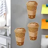 DIY Special Shape Diamond Art Fridge Magnets Sticker Kit (Coffee Cup)