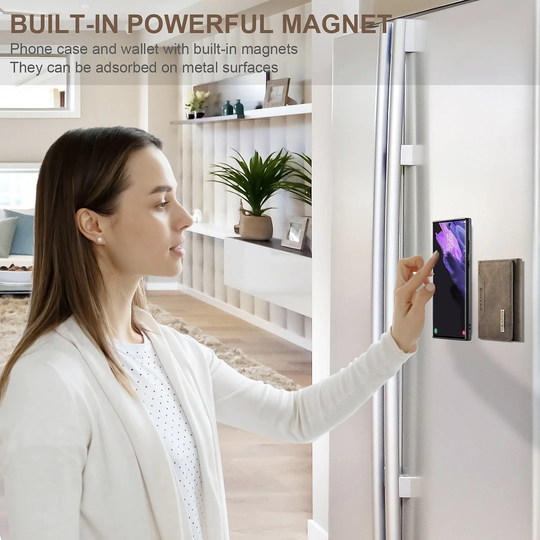 For Samsung S22 Magnetic Card Case Cover