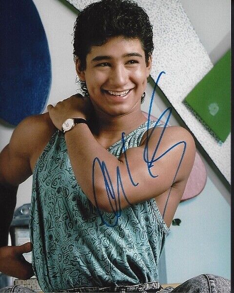 Mario Lopez Signed - Autographed Saved by the Bell 8x10 inch Photo Poster painting with COA