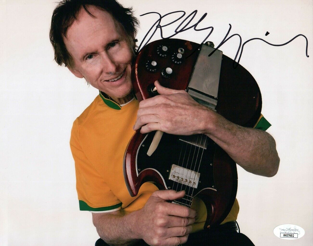 Robby Krieger Signed Autographed 8X10 Photo Poster painting The Doors w/Guitar JSA HH37602