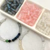 100PCS Delicate Shimmer Colorful Bamboo Joint Acrylic DIY Beads