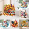  Acrylic Special Shaped Beach House Table Top DIY Diamond Painting Ornament Kit