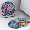 4PCS Acrylic Diamond Painting Placemats for Dining Table Decor Kit (Owl)