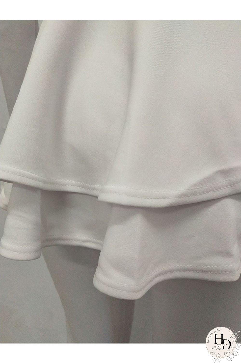 Black Casual Two Piece Suits Patchwork ruffle Solid pencil Long Sleeve