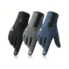 Gants coupe-vent imperm&eacute;ables antid&eacute;rapants pour &eacute;cran tactile