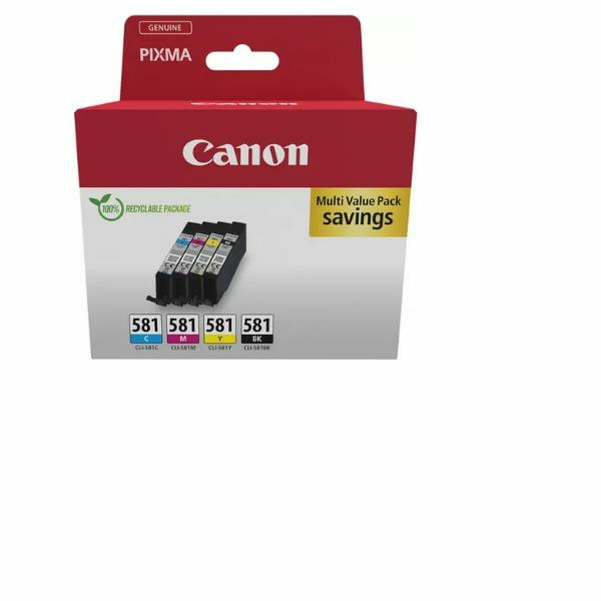 Original Ink Cartridge Canon Multicolour (4 Units)
