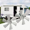 2Pack 6 Inch White Replacement Vent Fan Blades for Bathroom Roof Vent Range Hood