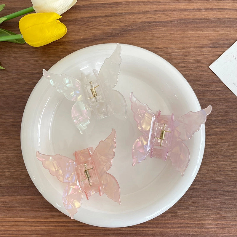 Women’s IG Style Sweet Artistic Butterfly Acetic Acid Sheets Hair Claws