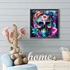 Flower Skull - Full Round Drill Diamond Painting