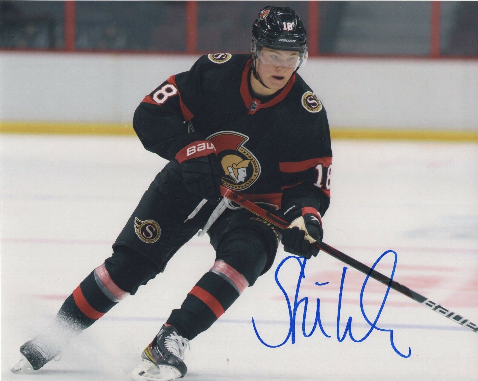 TIM STUTZLE SIGNED AUTOGRAPH OTTAWA SENATORS 8X10 Photo Poster painting #3