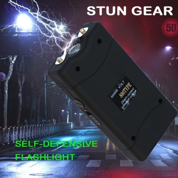 Stun Flashlight - 3000MV Mini Rechargeable with LED Light and Case Self-Defense Defend Yourself Electric Tazer Flashlight - Shop Trendy Women's Clothing | LoverChic