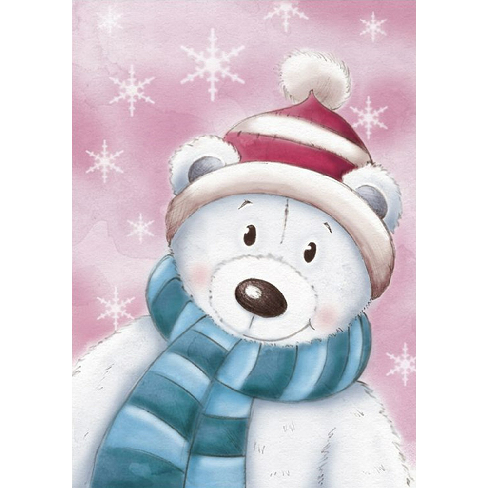 

Winter Cartoon Polar Bear - Round Drill Diamond Painting - 30*40CM, 501 Original