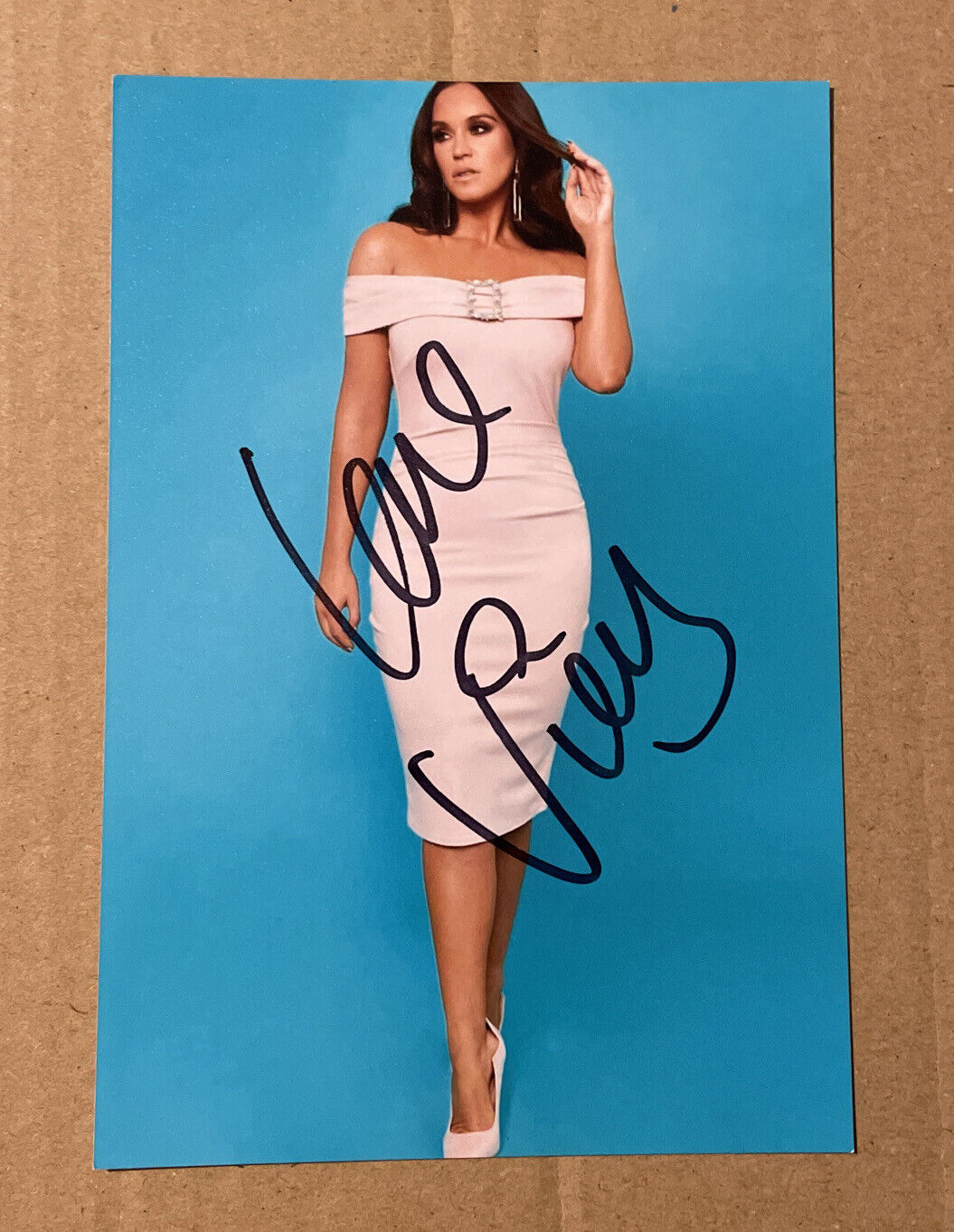 VICKY PATTISON HAND SIGNED 6X4 TV AUTOGRAPH GEORDIE SHORE & IM A CELEBRITY Photo Poster painting