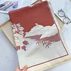Nature Moutain Water Flower Shawl Scarf
