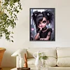 Diamond Painting-DIY Full Round Drill Cute Pet Girl
