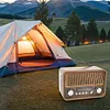 Portable FM AM SW Radio Multi-band Vintage Radios Wireless Bluetooth Speaker wit
