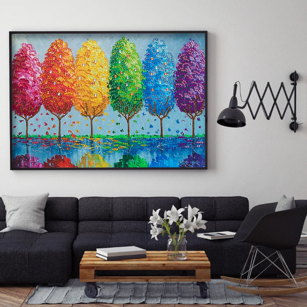 Diamond Painting - Special Shaped Drill - Tree(40*30cm)