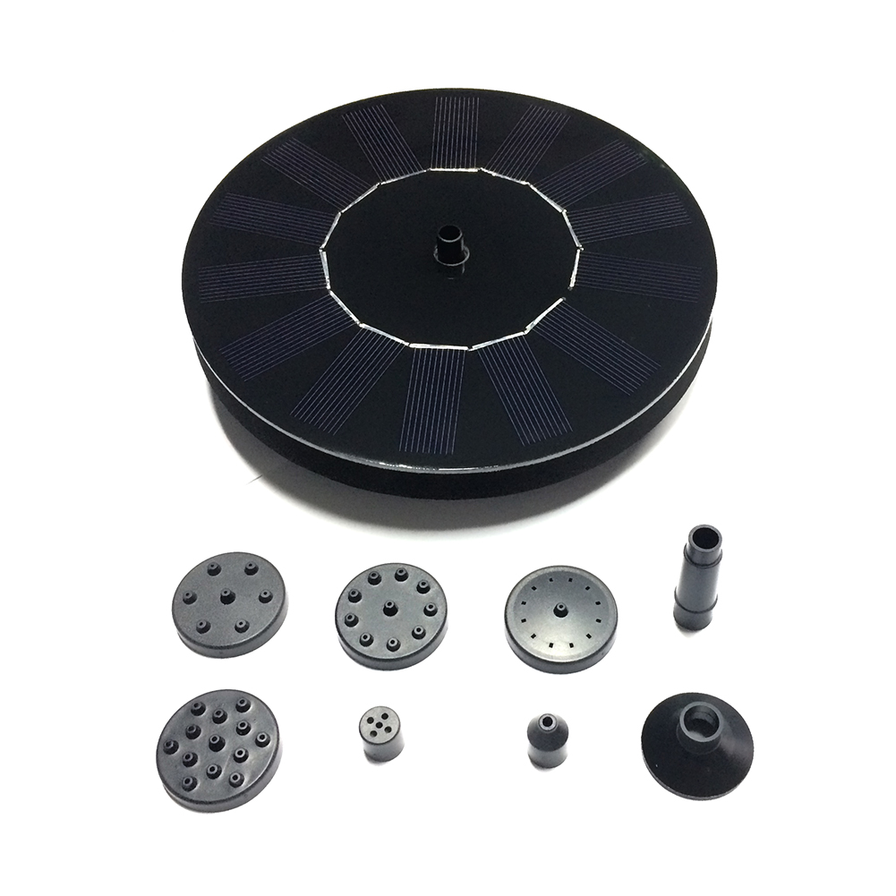 

Round Solar Fountain Water Pump for Garden Pool Pond Watering Floating Pump, 501 Original