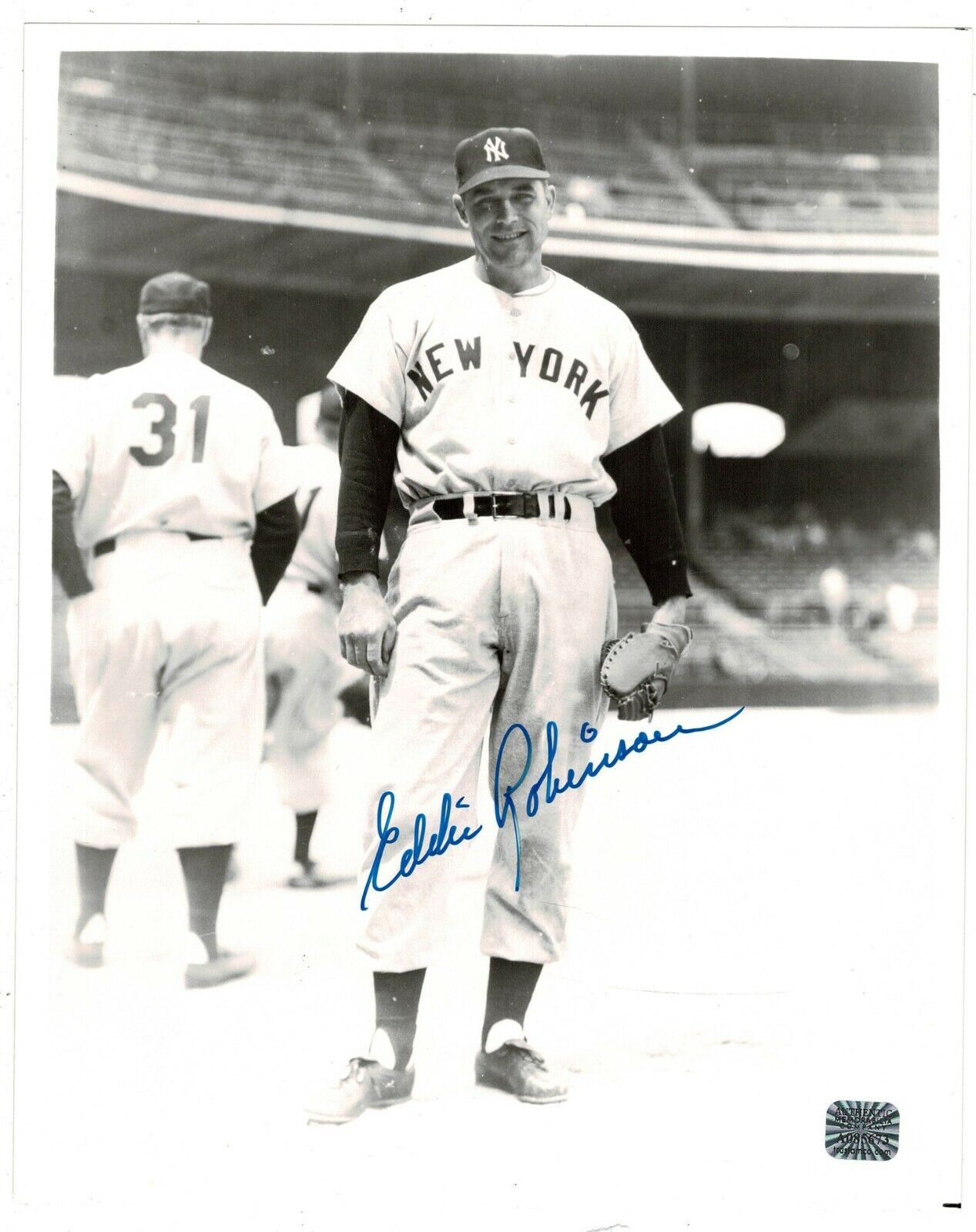 Eddie Robinson signed autographed 8x10 Photo Poster painting! AMCo! 10054