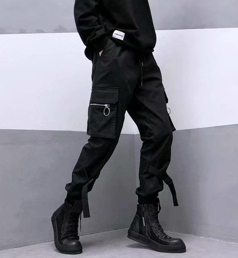 Mens hip-hop skill style overalls