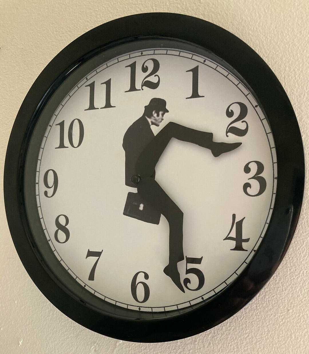 Inspired Silly Walk Wall Clock