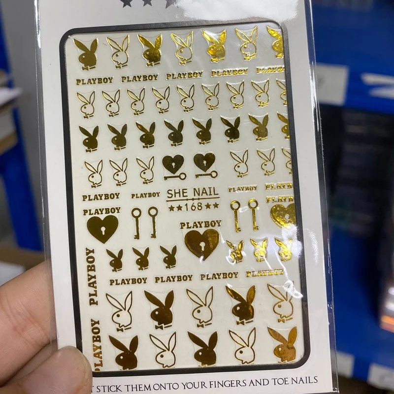 Red Lips Nail Art Stickers Nails Decals Hot Sexy Girl Tip Water Sliders Black Letters Heart Self Adhesive Tattoo Nail Decoration-Nail Inspo