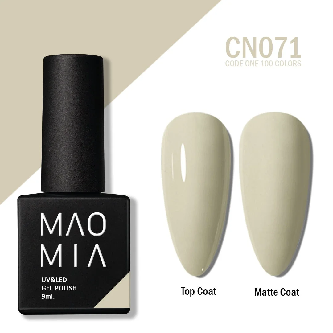 MAOMIA CODE ONE Gel Polish 100 Colors Soak Off UV/LED 9ML Professional Salon Nail Paint Semi Permanent Manicure