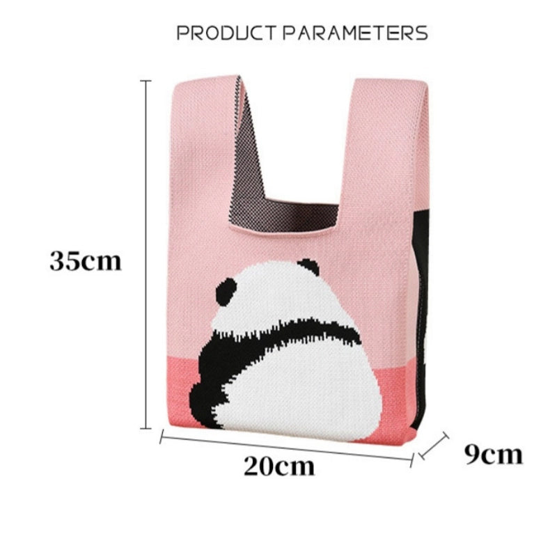 Christmas Unisex Polyester Animal Christmas Tree Santa Claus Cute Square Open Handbag Tote Bag