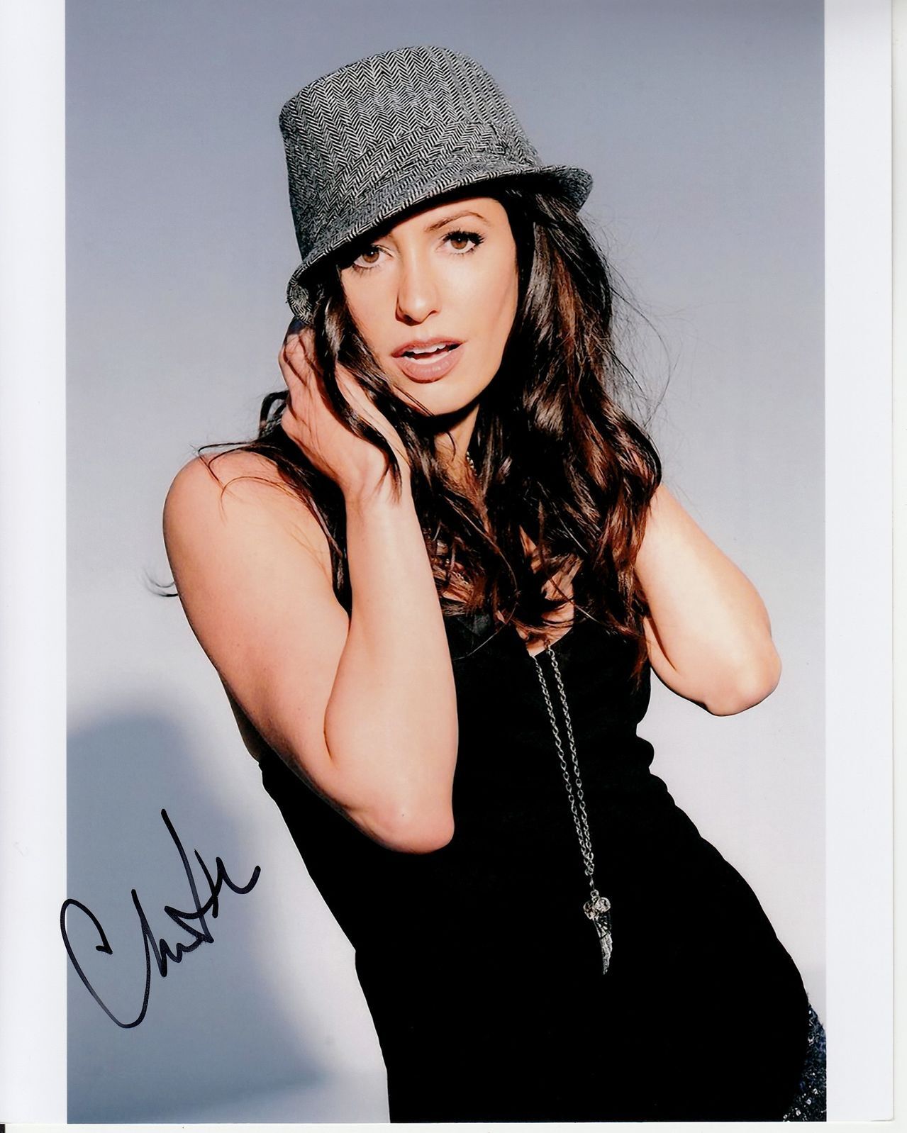 CHARLENE AMOIA hand-signed BEAUTIFUL COLOR CLOSEUP 8x10 w/ uacc rd coa IN-PERSON