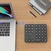 2.4G Wireless Mini Numeric Keypad 35 Keys Digital Keyboard Numpad for Data Entry