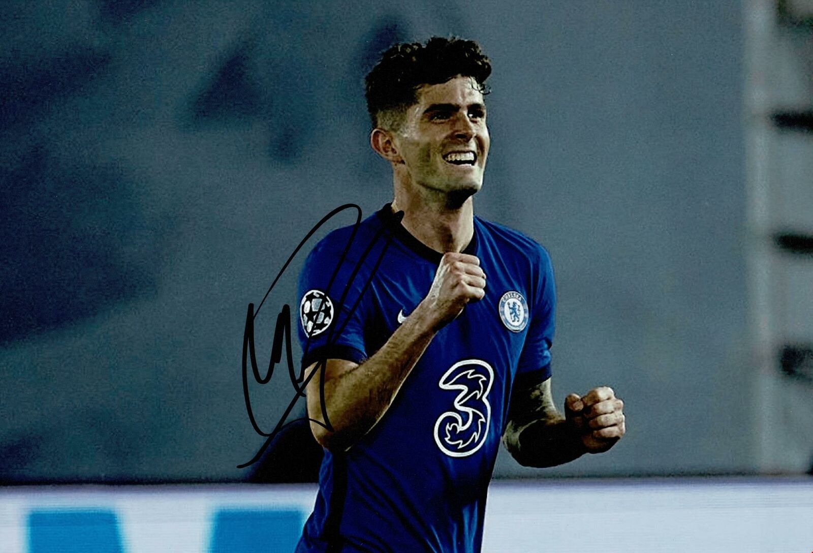 Christian Pulisic Signed 12X8 Photo Poster painting Chelsea FC Genuine Signature AFTAL COA (1900