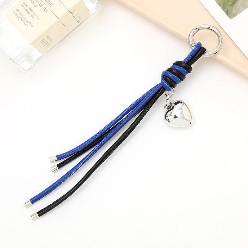 IG Style Color Block Heart Shape Pu Leather Bag Pendant