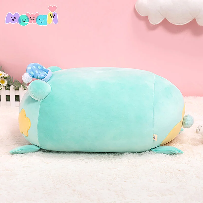 MeWaii® Fluffffy Family Sleepy Frog Stuffed Animal Kawaii Plush Pillow  Squishy Toy