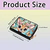 2pcs Flower Deer Pattern Diamond Painting Fashion Card Holder Compact Coin Purse